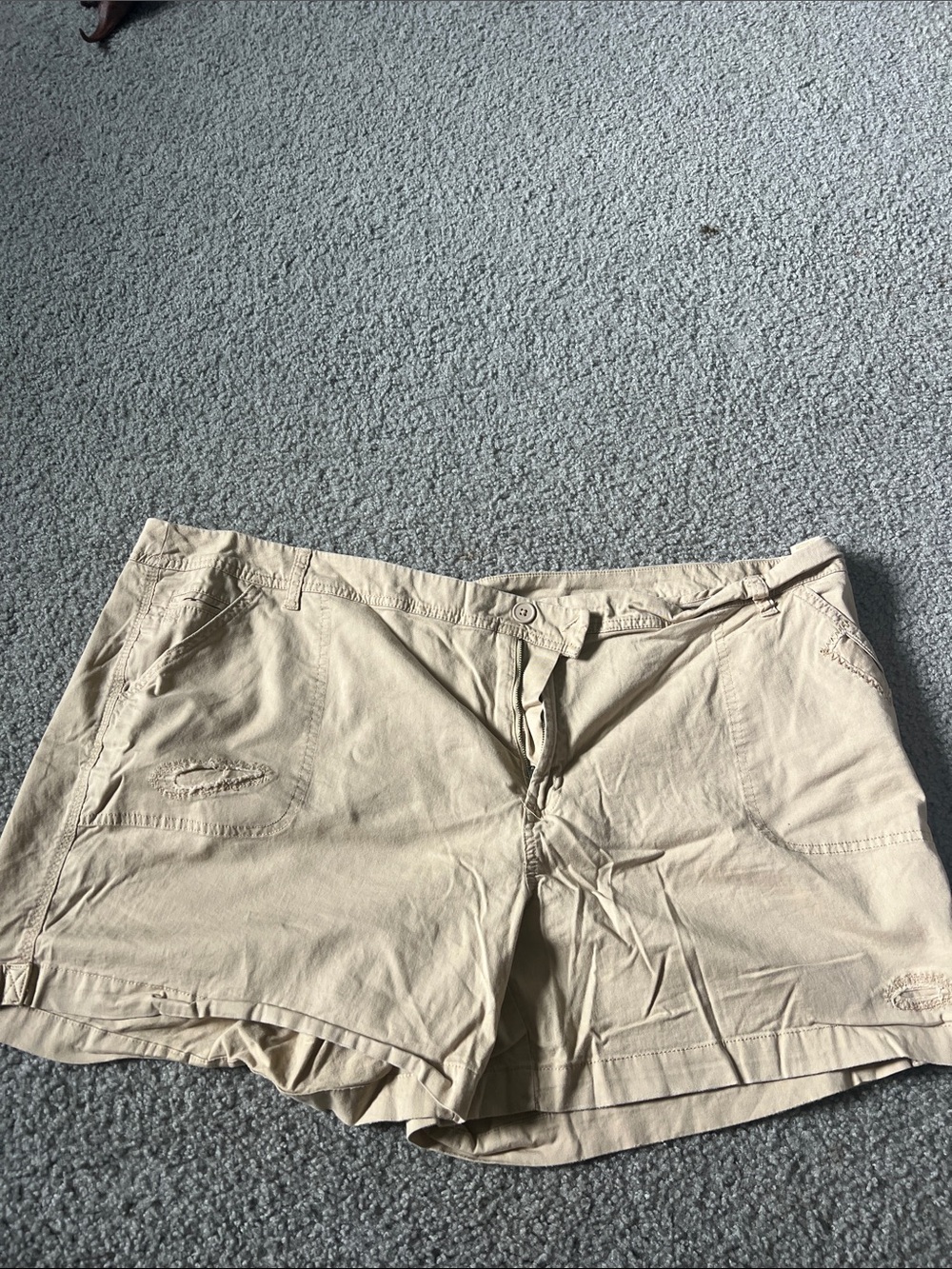 Beige Casual Shorts size 24